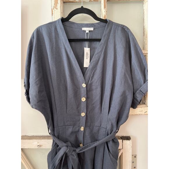 NWT Baltic Born size medium dark gray jumpsuit - Picture 2 of 4